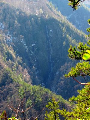 Buckeye Falls as seen from Chigger Ridge - Taken 3-12-2011
