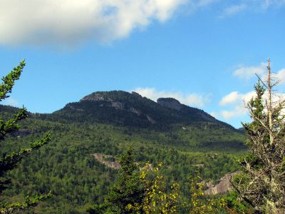 View of Grandfather Mountain from the Beacon Heights Overlook
