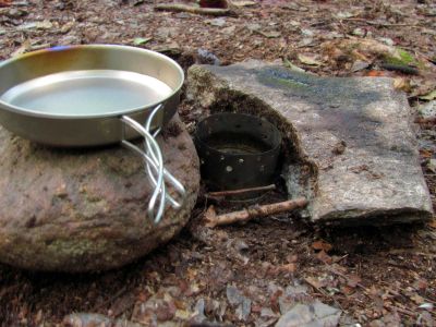 Bol'Dar`s spare alcohol stove RAT had to use on night 3 when his stove clogged up

