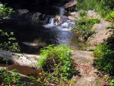 The creek now becomes Harper Creek

