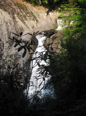 Looking over at upper parts of Harper Falls
