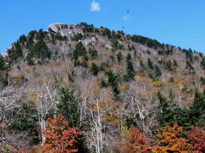 Grandfather Mountain as seen from the museum parking lot taken 10-19-2012
