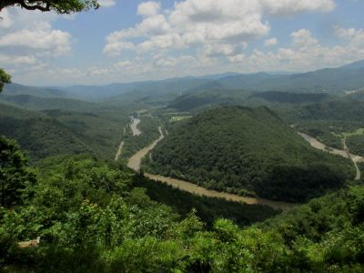 Taken 6-14-2018   View of French broad river valley from Paint Mountain 
