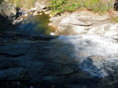 Top of falls on Flat Laurel Creek - Taken 10-22-2014
