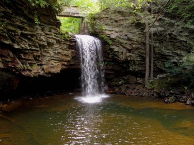Upper Falls on Little Stony Creek Taken 9-25-2014
