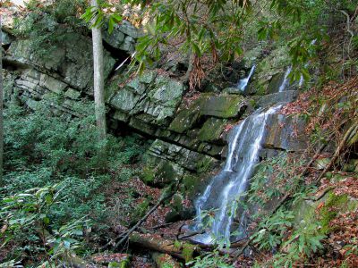 Sulphur Spring Branch Falls  (upper)
Upper falls.
