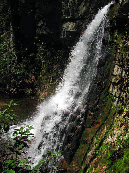 upper part of Gentry Falls