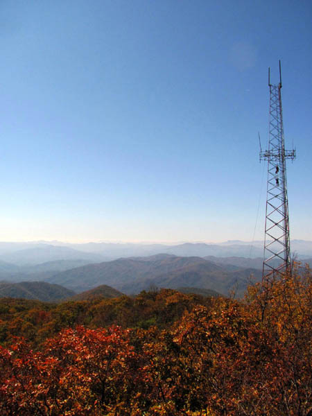 Men working high up on new tower