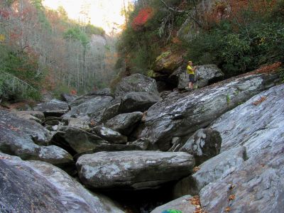 Taking in the view over the Badger`s head 
