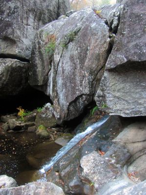 Falls at Fish face rock 
