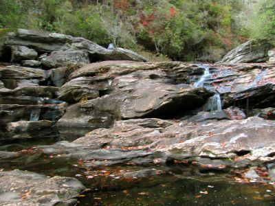 Falls upstream of the Bonas Wall 
