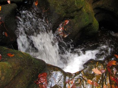Slot Canyon falls 
