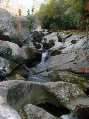Gnome drone at work high above Granny`s Kitchen 
