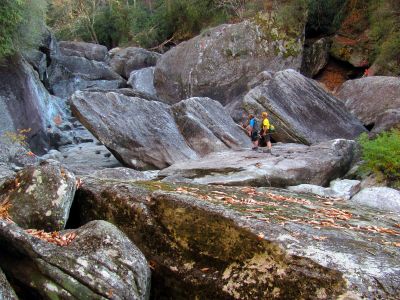 Tyler and john admiring what looks like another planet ! 
