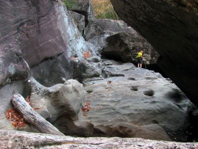 There is always something really cool down in the gut as you continue around each new obstacle ! 
