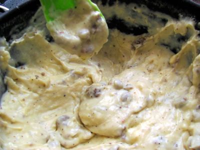 Fresh made sausage and pepper gravy !!! 
