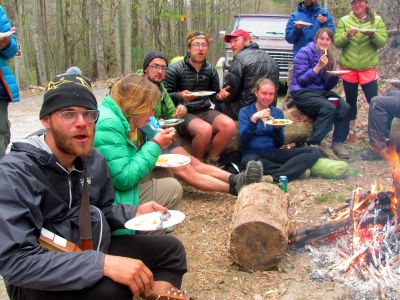 Very happy hikers
