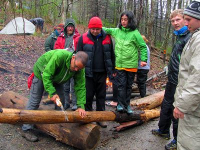 sawing more wood, 
