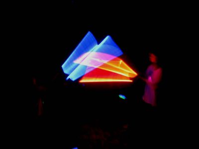 light sabers in the dark
