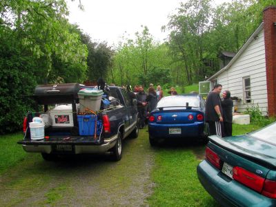 The After Days on Monday after it rained heavily all morning until noon 
