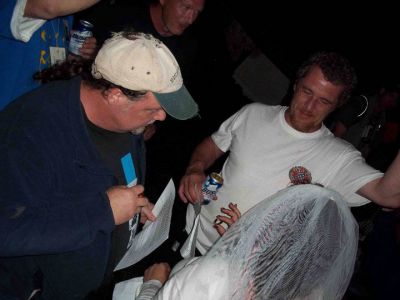 RAT performing the Mock Hairnt Wedding of Matt and Stella
