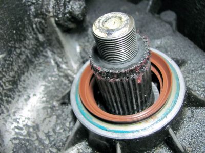 new oil seal installed on transfer case
