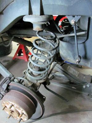Removing rear coils 
