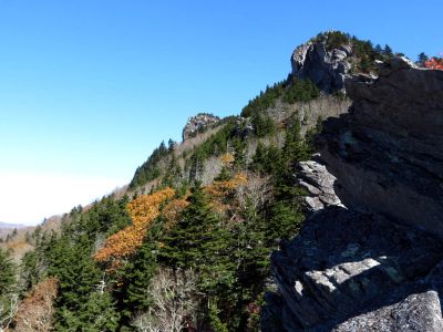 View from an overlook near the summit of Grandfather Mountain within the park taken 10-19-2012
