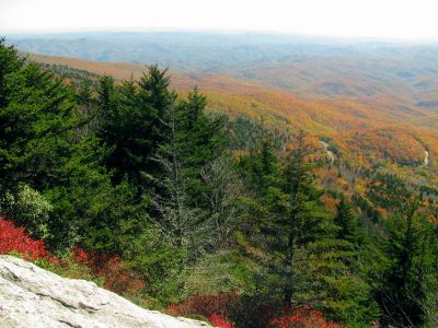 View from the mile high swinging bridge taken 10-19-2012
