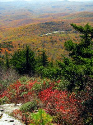 View of Beacon Heights from the mile high swinging bridge taken 10-19-2012
