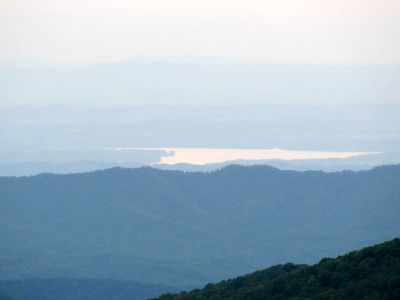 View from Max Patch  9-9-2010  (can see lake off in the distance) 
