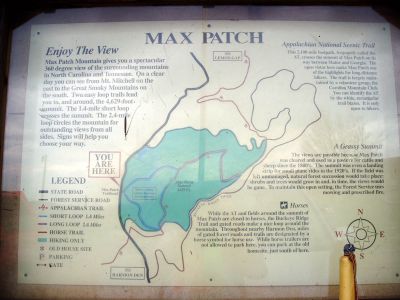 Sign at Max Patch  (4-2004)
