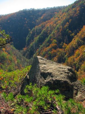 Another view across the Diamond Rock 
