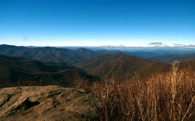 View during the ascent of Sam Knob Taken 10-22-2014
