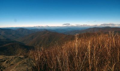 View during the ascent of Sam Knob Taken 10-22-2014
