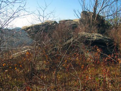 Rocks on Sam Knob Taken 10-22-2014
