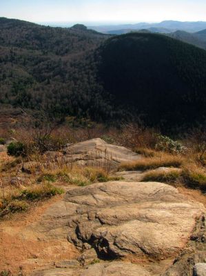 Standing on the South summit of Sam Knob - Taken 10-22-2014

