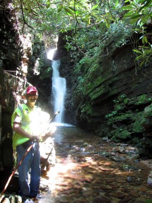Bailey Falls
Dave Aldridge at Bailey Falls 5-28-2011
