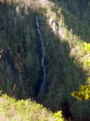 Buckeye Falls as seen from Chigger Ridge - Taken Feb 22- 2014
