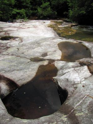Potholes at the top of the falls Taken 6-13-2012
