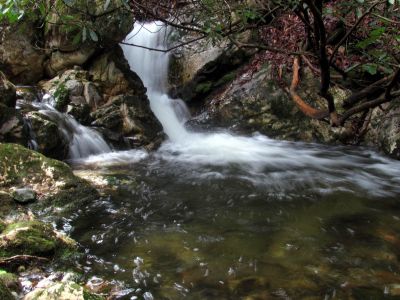  Small set of falls just above the top of the lower dick creek falls Taken 3-3-2012
