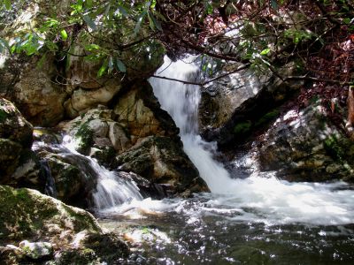  Small set of falls just above the top of the lower dick creek falls Taken 3-3-2012
