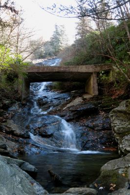 Waterfall found on an unnamed creek along the Flat Laurel Creek Trail - Taken 10-22-2014
