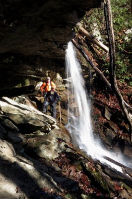First falls found on Star Branch  (enters into Little Stony Creek)  Taken 12-11-2014

