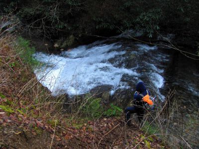 Lower Longarm Branch Falls
Bol'Dar at the lower falls Taken 3-12-2011
