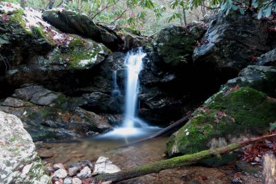 Small Falls located on South Fork of Sill Branch just before it converges with the North Fork - Taken 11-30-2013
