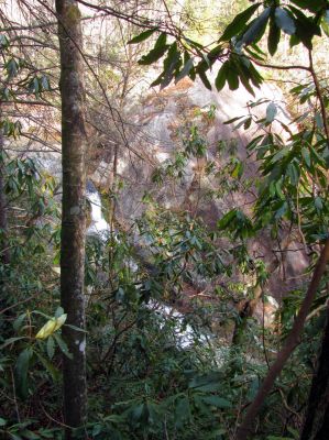 View of falls from Mountains To Sea Trail  (Taken 12-19-2012)

